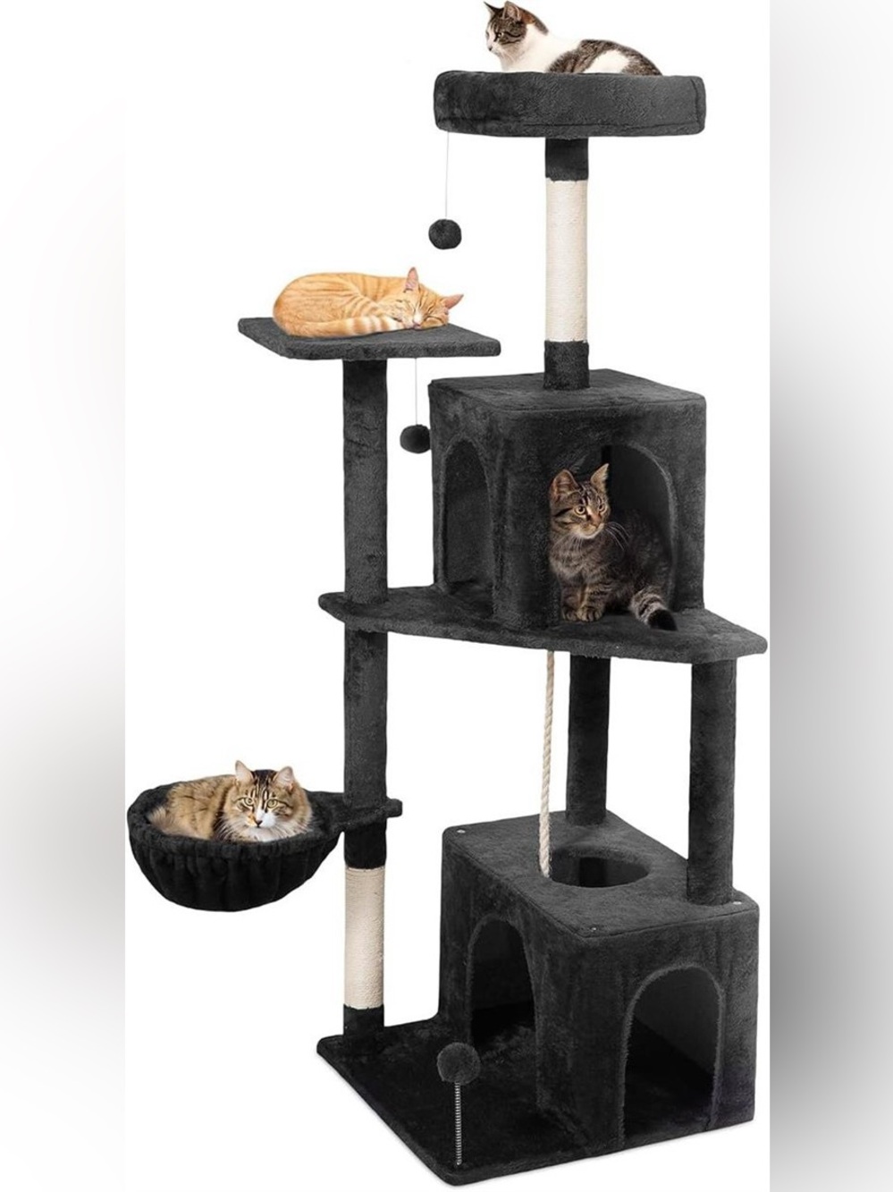 New 55 inches Multi-Level Cat Tree with scratching post
